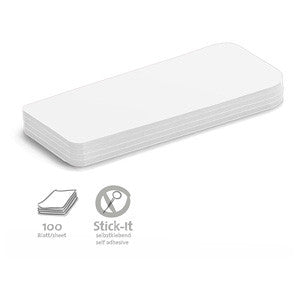 100 Stick-It Statement Cards, white